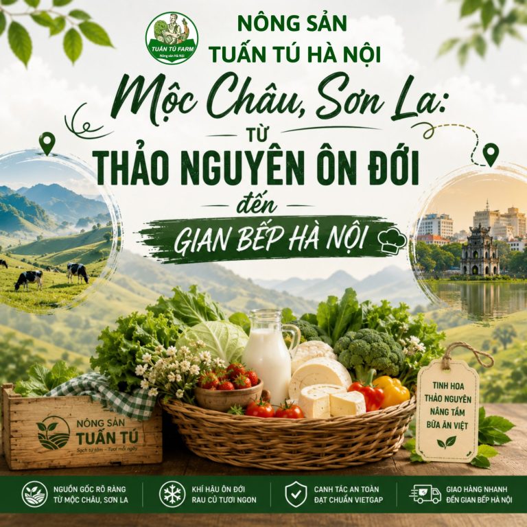Nông Sản Mộc Châu, Sơn La: Từ Thảo Nguyên Ôn Đới Đến Gian Bếp Hà Nội