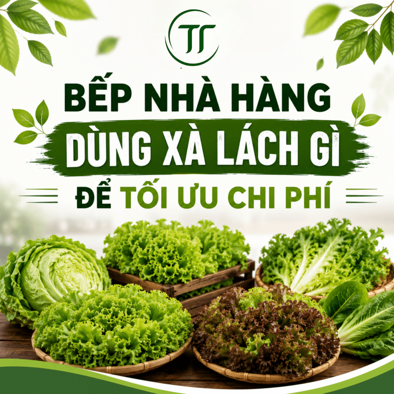 Bếp Nhà Hàng Dùng Xà Lách Gì Để Tối Ưu Chi Phí