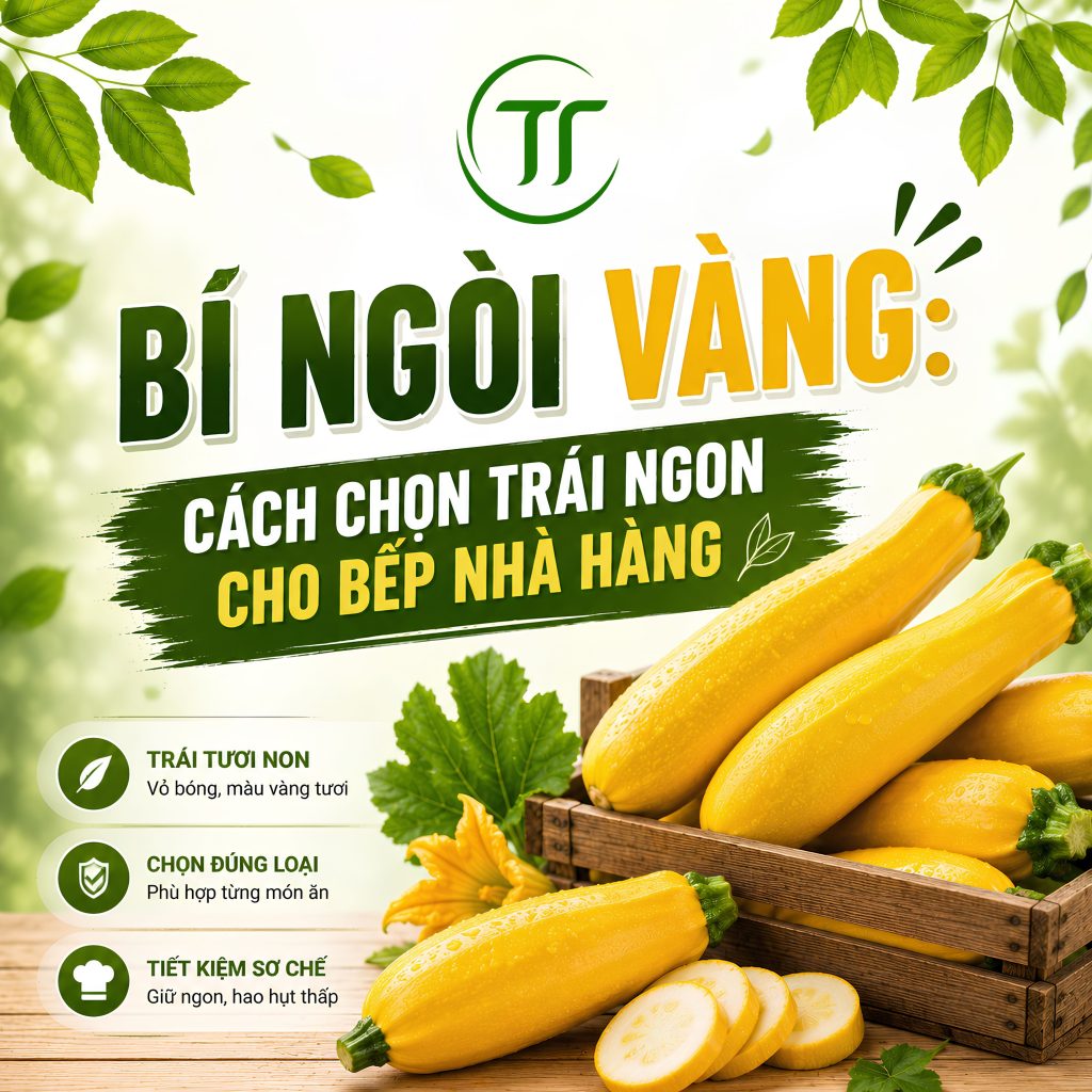 Bí Ngòi Vàng: Cách Chọn Trái Ngon Cho Bếp Nhà Hàng