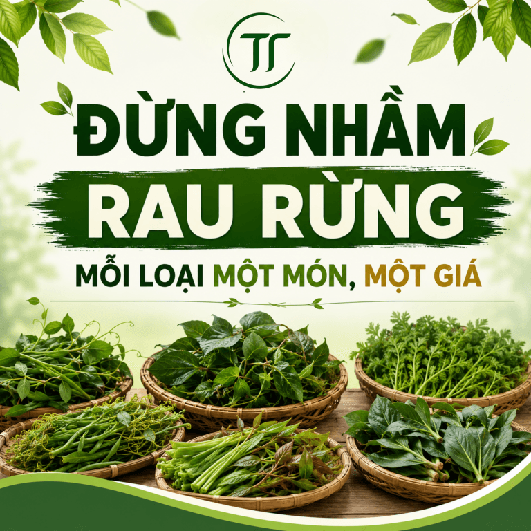 Đừng Nhầm Rau Rừng: Mỗi Loại Một Món, Một Giá