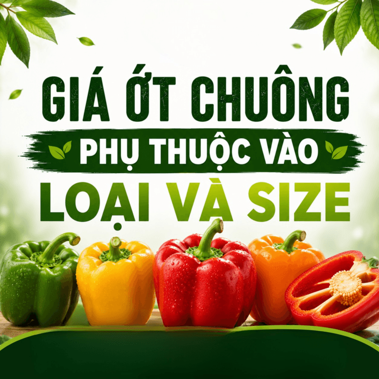 Ớt Chuông Bao Nhiêu 1kg — Giá Phụ Thuộc Vào Loại Và Size
