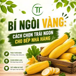 Bí Ngòi Vàng: Cách Chọn Trái Ngon Cho Bếp Nhà Hàng