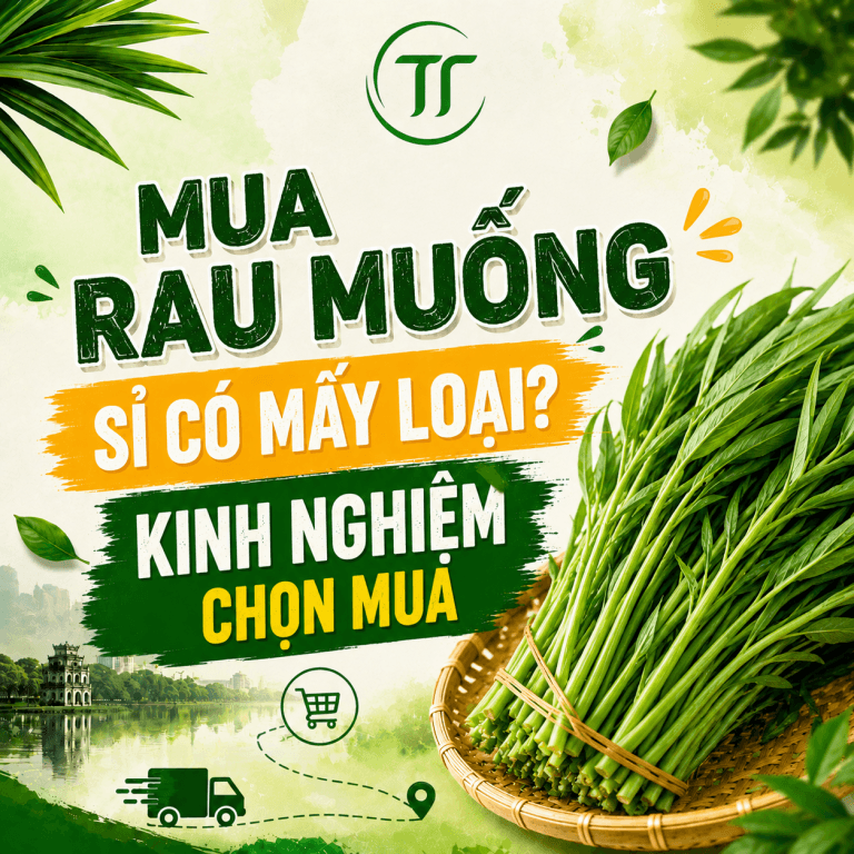 Mua Rau Muống Sỉ Có Mấy Loại? Kinh Nghiệm Chọn Mua