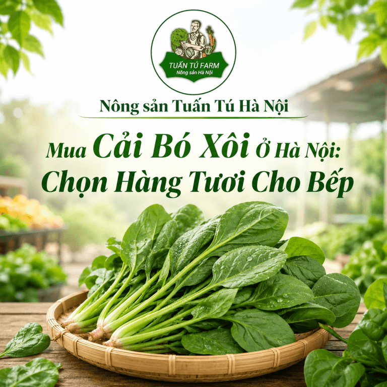 Mua Cải Bó Xôi Ở Hà Nội: Chọn Hàng Tươi Cho Bếp