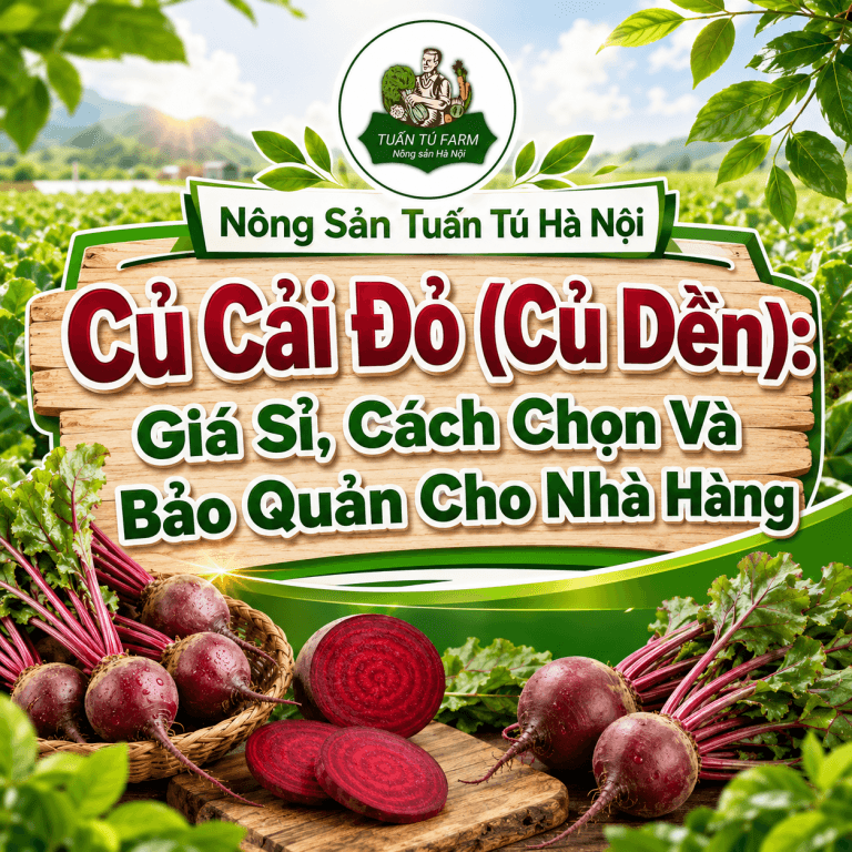 Củ Cải Đỏ (Củ Dền): Giá Sỉ, Cách Chọn Và Bảo Quản Cho Nhà Hàng