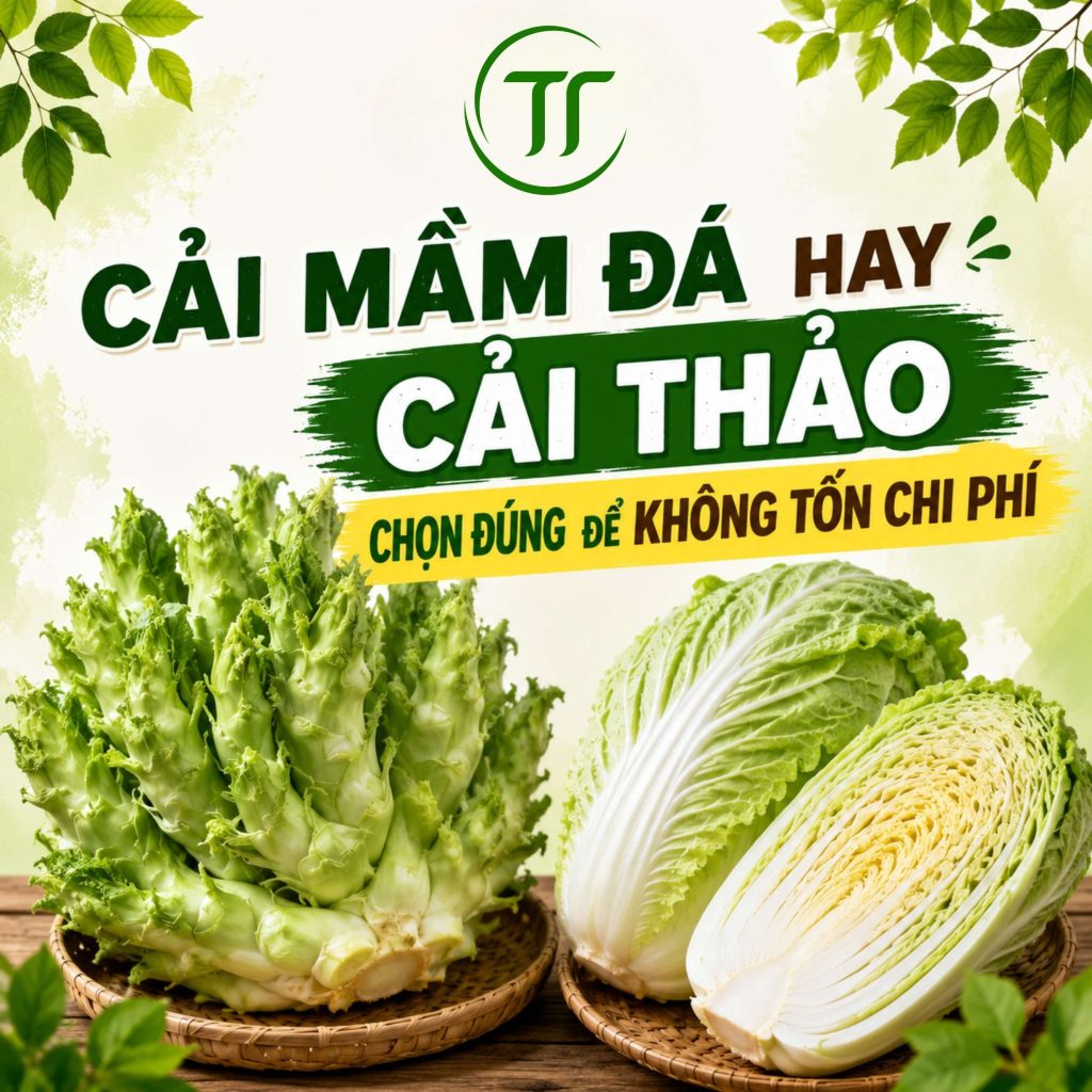 Cải Mầm Đá Hay Cải Thảo: Chọn Đúng Để Không Tốn Chi Phí