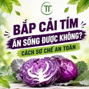 Bắp Cải Tím Ăn Sống Được Không? Cách Sơ Chế An Toàn