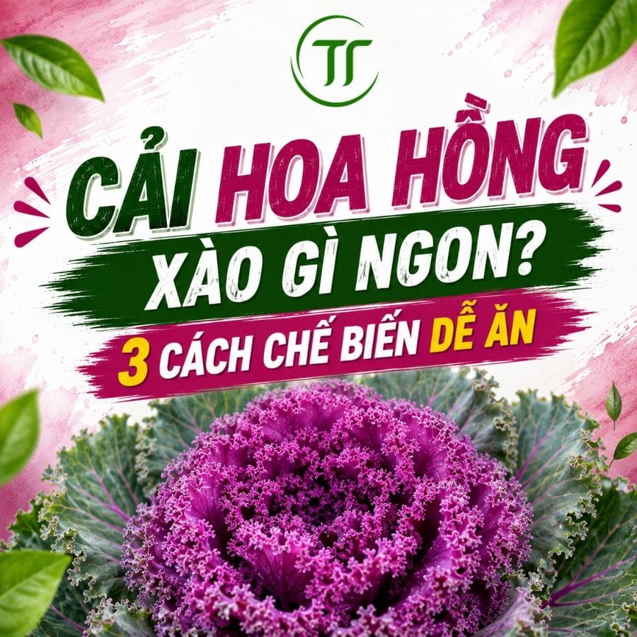 Cải Hoa Hồng Xào Gì Ngon? 3 Cách Chế Biến Dễ Ăn